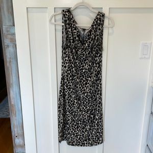 Small sleeveless Ann Taylor Cheetah print dress